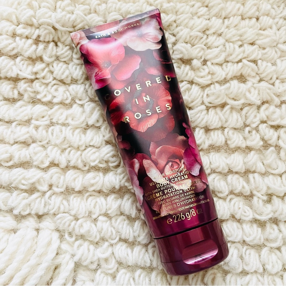 New Bath & Body Works Covered In Roses Body Cream